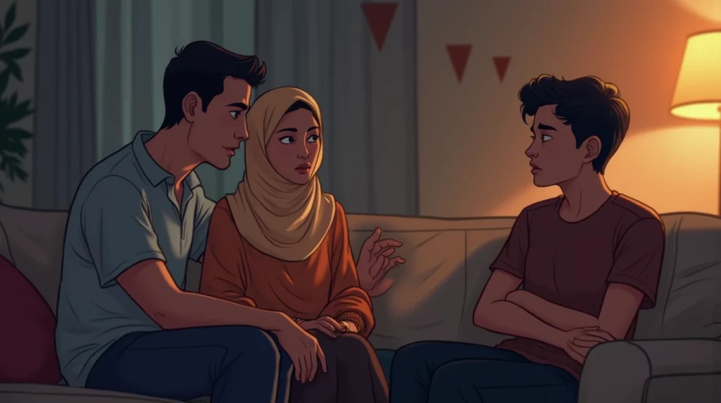 كيف أتعامل مع ابني المراهق العصبي