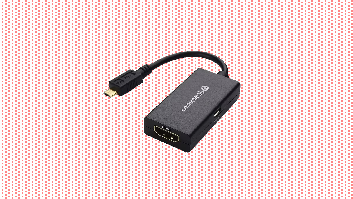 Cable Matters Micro USB إلى كابل HDMI مع منفذ شحن USB