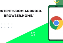 ما هو المحتوى: //com.android.browser.home/؟