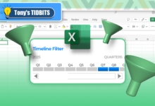 Comment créer un filtre de chronologie dans Excel