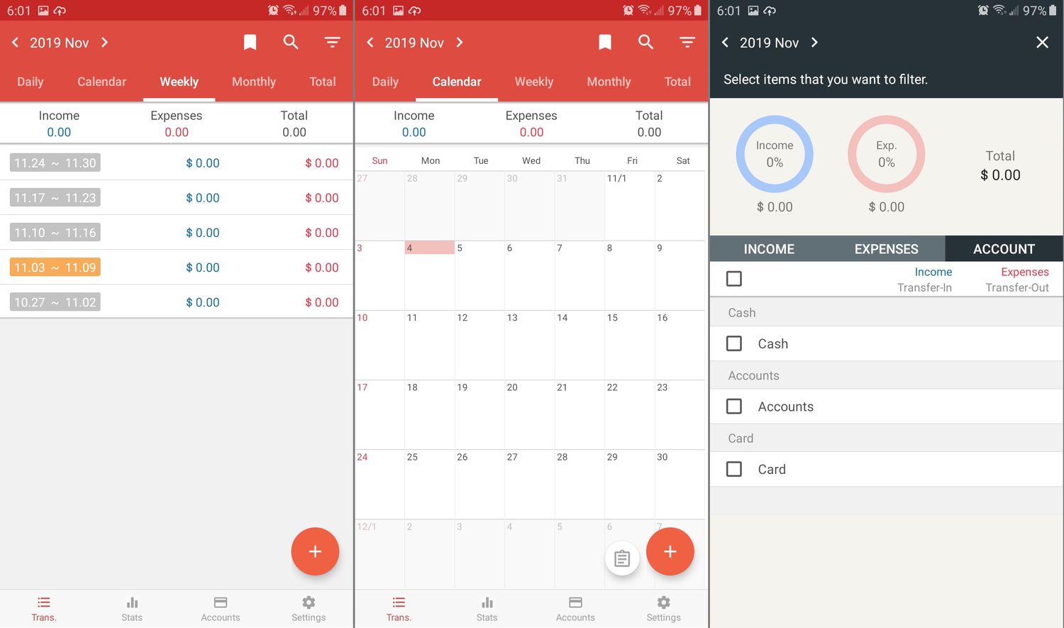 Équilibrez votre budget avec Money Manager.