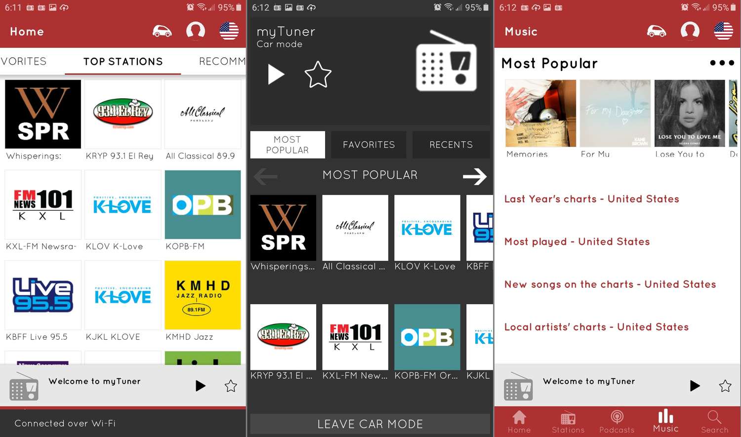 Écoutez des millions de stations avec l'application Radio Mytuner pour Android.