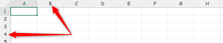Les en-têtes de colonne et de ligne dans Excel sont affichés dans Comic Sans MS.