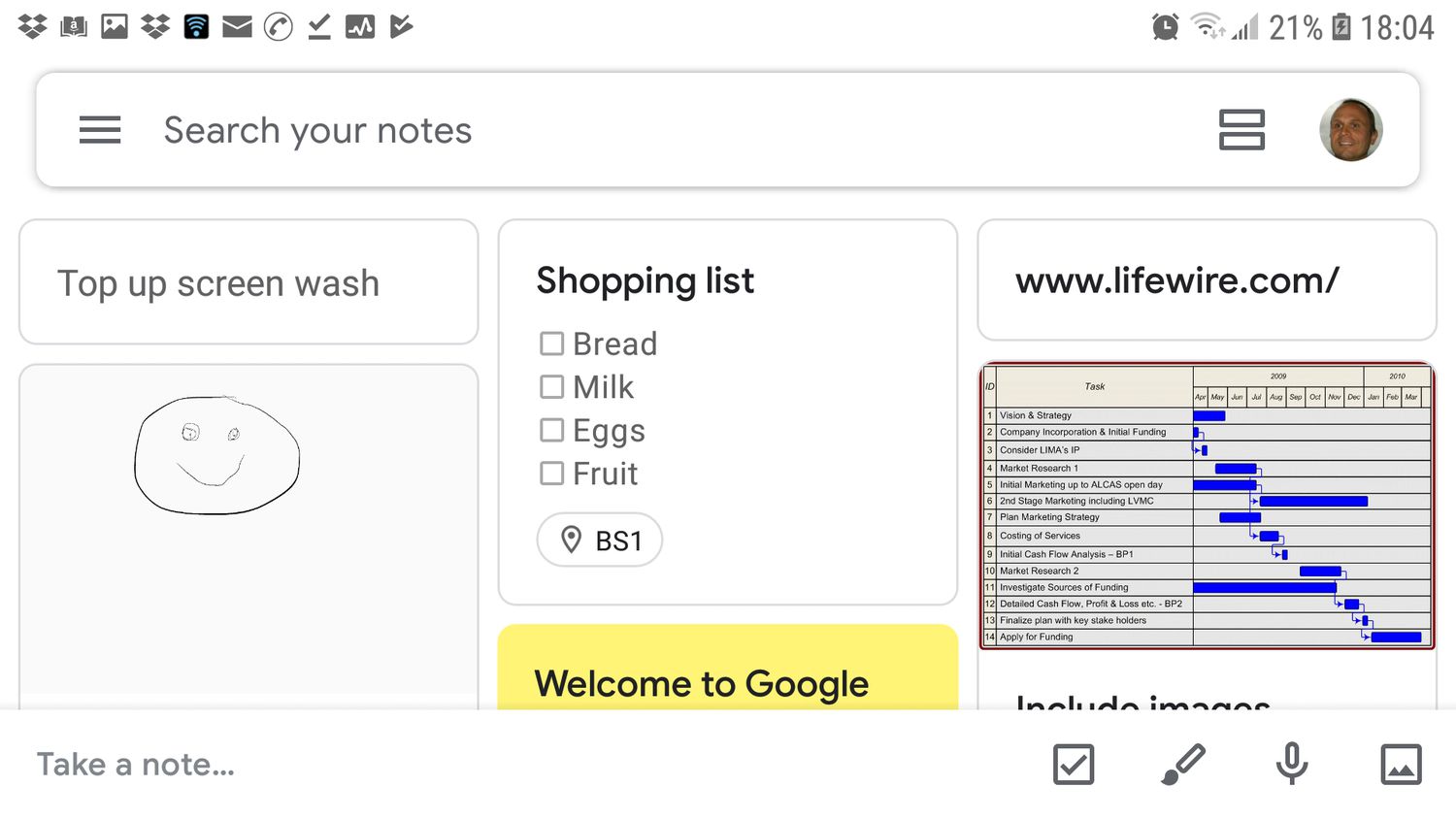 Google Keep Capture