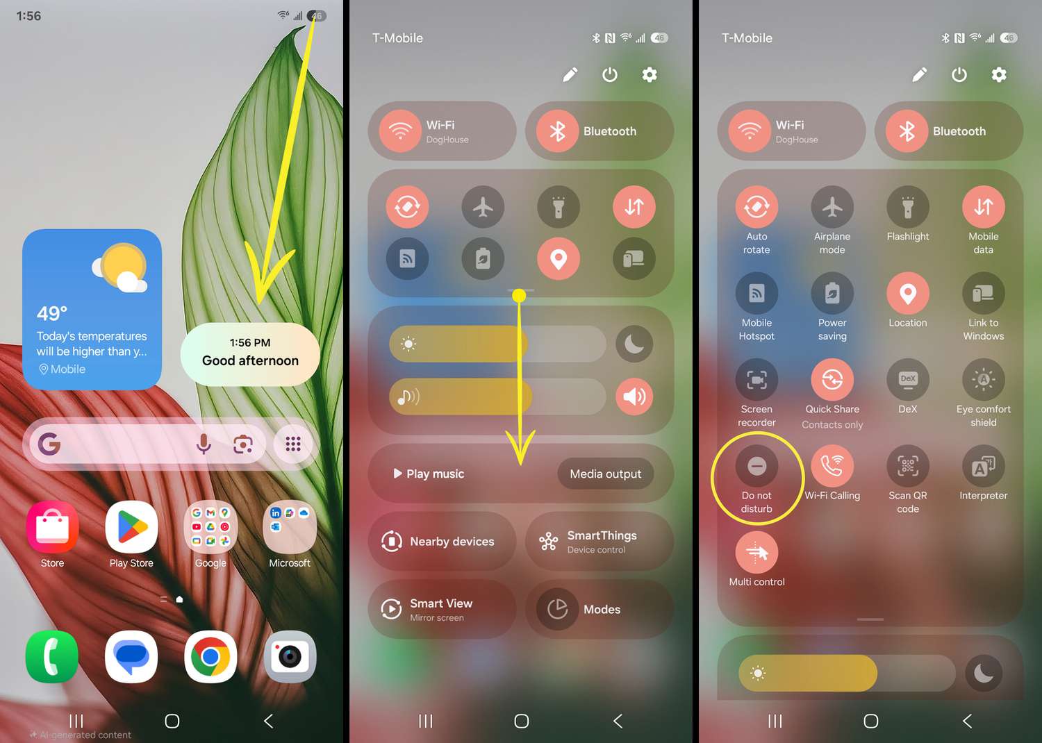 Comment accéder à Samsung ne dérange pas