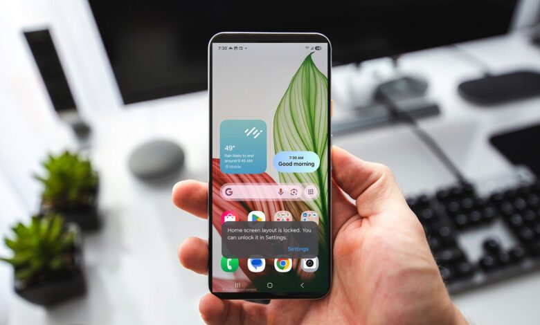 Comment déverrouiller votre disposition de l'écran d'accueil Samsung sans effort
