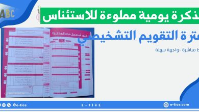 مذكرة يومية مملوءة للاستئناس لفترة التقويم التشخيصي 1 مذكرة يومية مملوءة للاستئناس لفترة التقويم التشخيصي