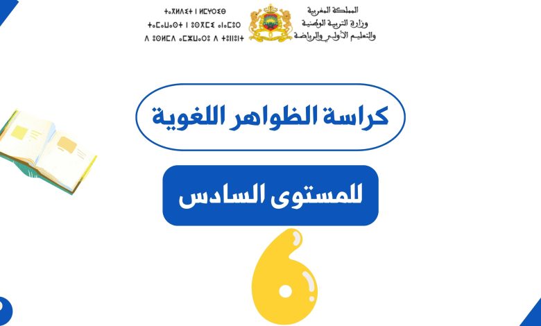كراسة الظواهر اللغوية للمستوى السادس ابتدائي PDF