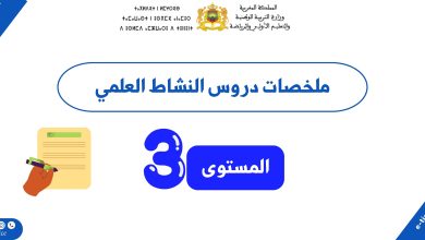ملخصات النشاط العلمي المستوى الثالث ابتدائي PDF 4 ملخصات النشاط العلمي المستوى الثالث ابتدائي PDF