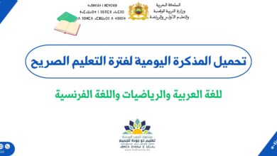 نماذج المذكرة اليومية للتعليم الصريح في المدرسة الرائدة لجميع المواد 3 نماذج المذكرة اليومية للتعليم الصريح في المدرسة الرائدة لجميع المواد