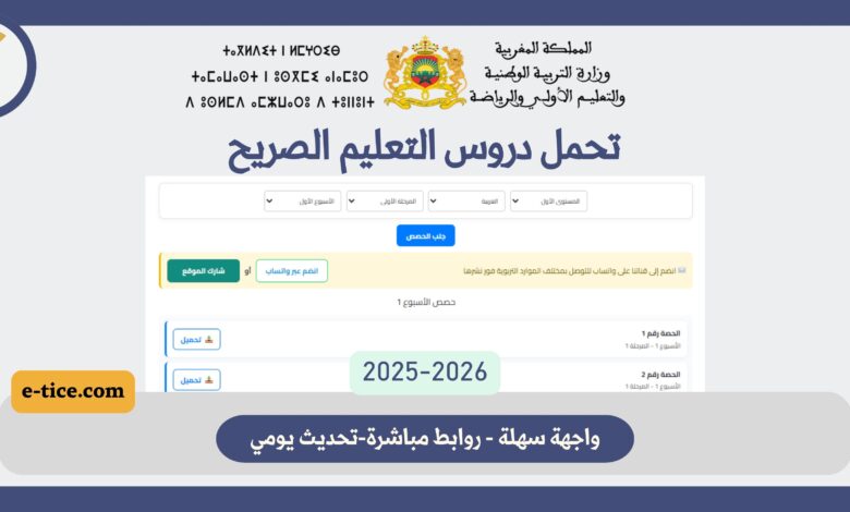 تحمل دروس التعليم الصريح