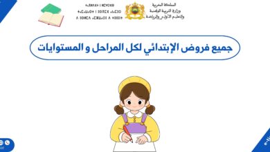 جميع فروض الإبتدائي لكل المراحل و المستوايات