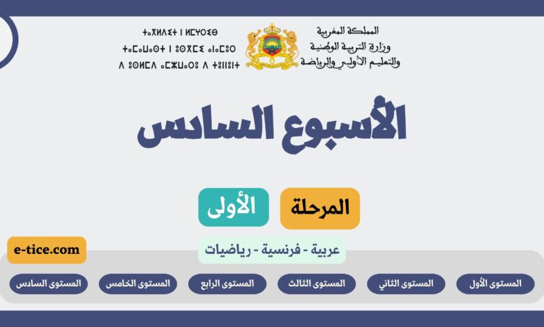 دروس التعليم الصريح الأسبوع السادس المرحلة الأولى 1 دروس التعليم الصريح