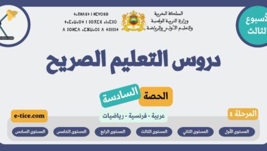 دروس التعليم الصريح المرحلة الأولى الأسبوع الثالث الحصة السادسة لجميع المستويات الابتدائية (2025-2026) 1 دروس التعليم الصريح المرحلة الأولى الأسبوع الثالث الحصة السادسة لجميع المستويات الابتدائية (2025-2026)
