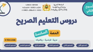 دروس التعليم الصريح – الأسبوع الثاني الحصة السادسة لجميع مستويات الابتدائي 2025-2026
