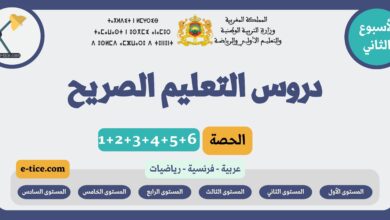 دروس التعليم الصريح – الأسبوع الثاني لجميع المستويات (2025-2026) 2 دروس التعليم الصريح – الأسبوع الثاني لجميع المستويات (2025-2026)