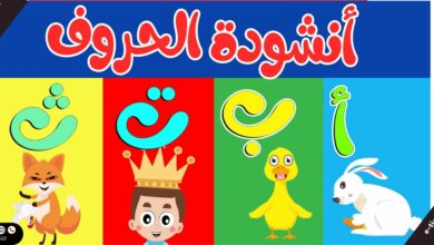 نشودة الحروف العربية قناة أسرتناكلمات كاملة ورابط تحميل مباشر