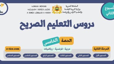 دروس التعليم الصريح الحصة الخامسة من الأسبوع الثاني المرحلة الثانية