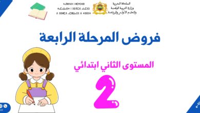 فروض المرحلة الرابعة للمستوى الثاني ابتدائي 1 فروض المرحلة الرابعة للمستوى الثاني ابتدائي