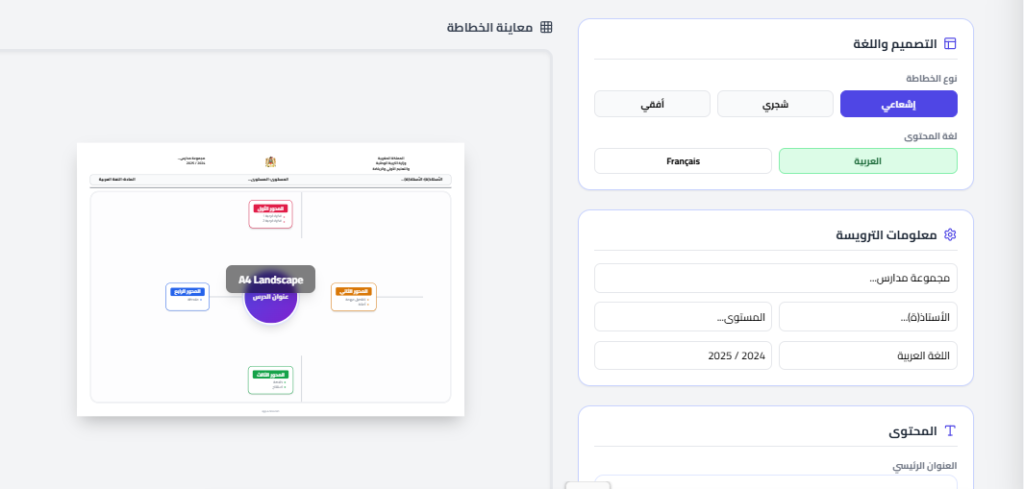 مولد الخطاطات الذهنية