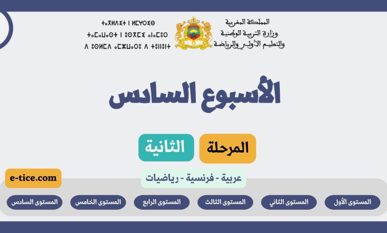دروس التعليم الصريح الأسبوع السادس المرحلة الثانية 7 دروس التعليم الصريح الأسبوع السادس المرحلة الثانية