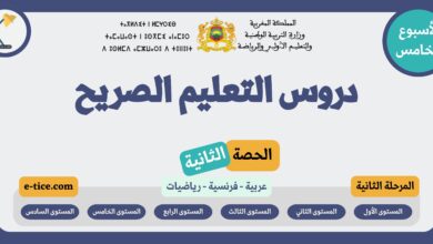 دروس التعليم الصريح للحصة الثانية من الأسبوع الخامس المرحلة الثانية