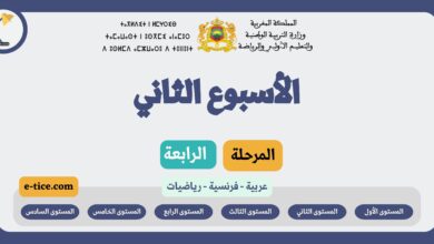 دروس التعليم الصريح الاسبوع الثاني المرحلة الرابعة