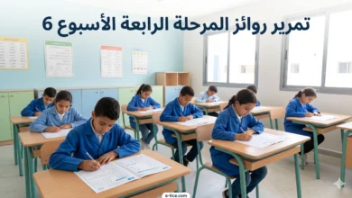 تمرير روائز المرحلة الرابعة الأسبوع 6