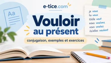 Vouloir au présent : conjugaison, exemples et exercices