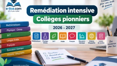 الدعم والمعالجة المكثفة بإعداديات الريادة 2026-2027