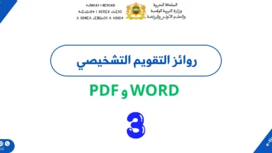 روائز التقويم التشخيصي المستوى الثالث 2026/2027 PDF وWord