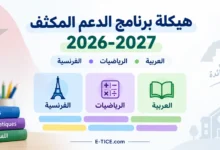 هيكلة برنامج الدعم المكثف 2026-2027 بمدارس الريادة